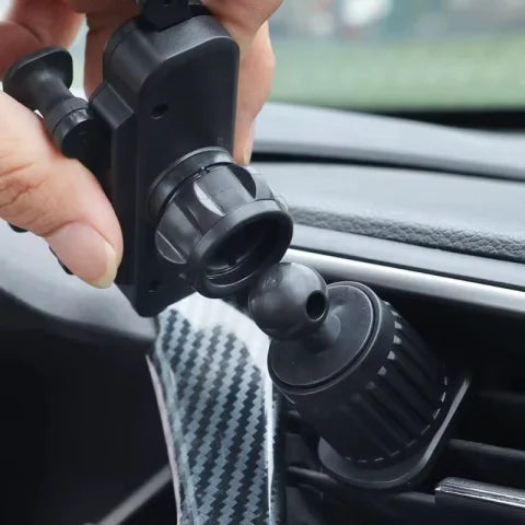 Suporte Veicular p/ Celular (GPS, iPhone 13/12/11 Pro Max/X/7/8, Xiaomi)