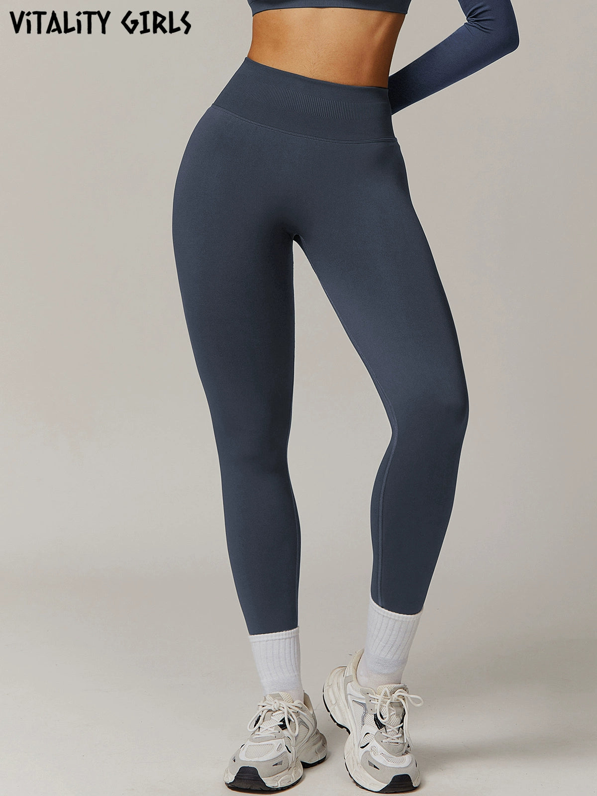 Legging Fitness Cintura Alta Sem Costura