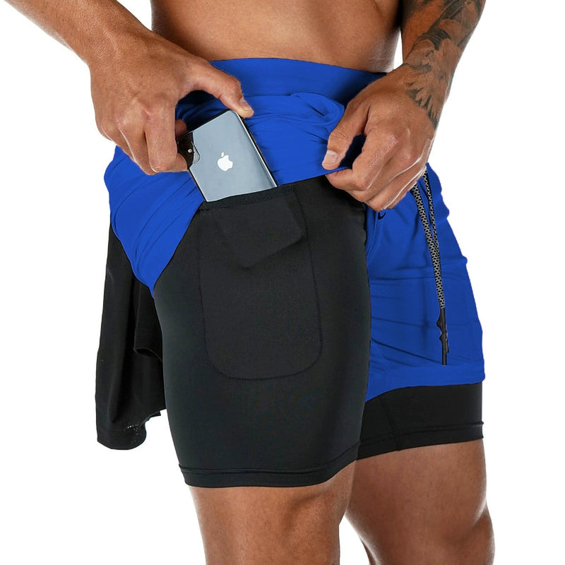 Shorts de Treino Masculino com Bolso e Secagem Rápida