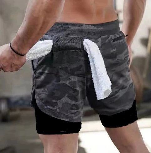 Shorts de Treino Masculino com Bolso e Secagem Rápida