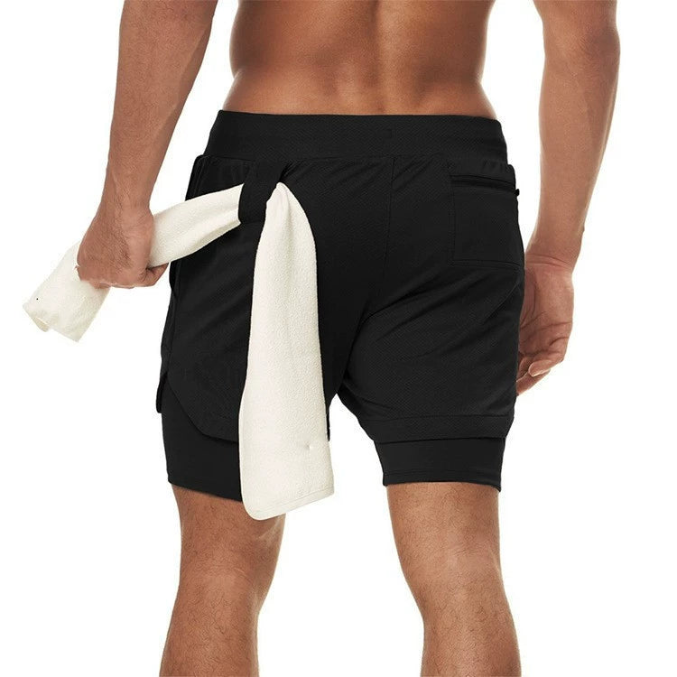 Shorts de Treino Masculino com Bolso e Secagem Rápida